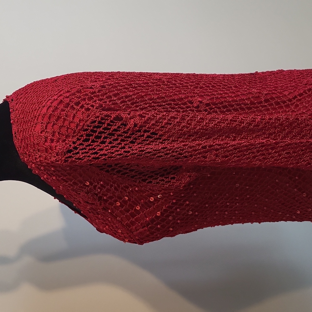 TEMPTATION | ruby red crochet top - Picture 11 of 12